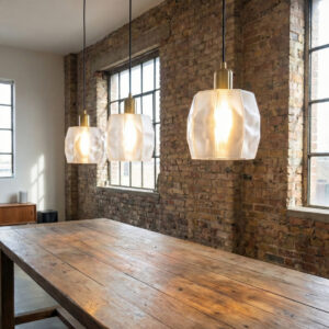 Tulipa / Louver Prisma9 Grande Translúcido - Compatible con Sistema E27 Rosca Exterior y SISTEMA Green Ball