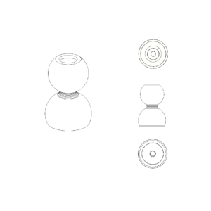 Green Ball - Cuerpo de Conexión x 3 unidades